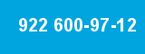 922 600-97-12